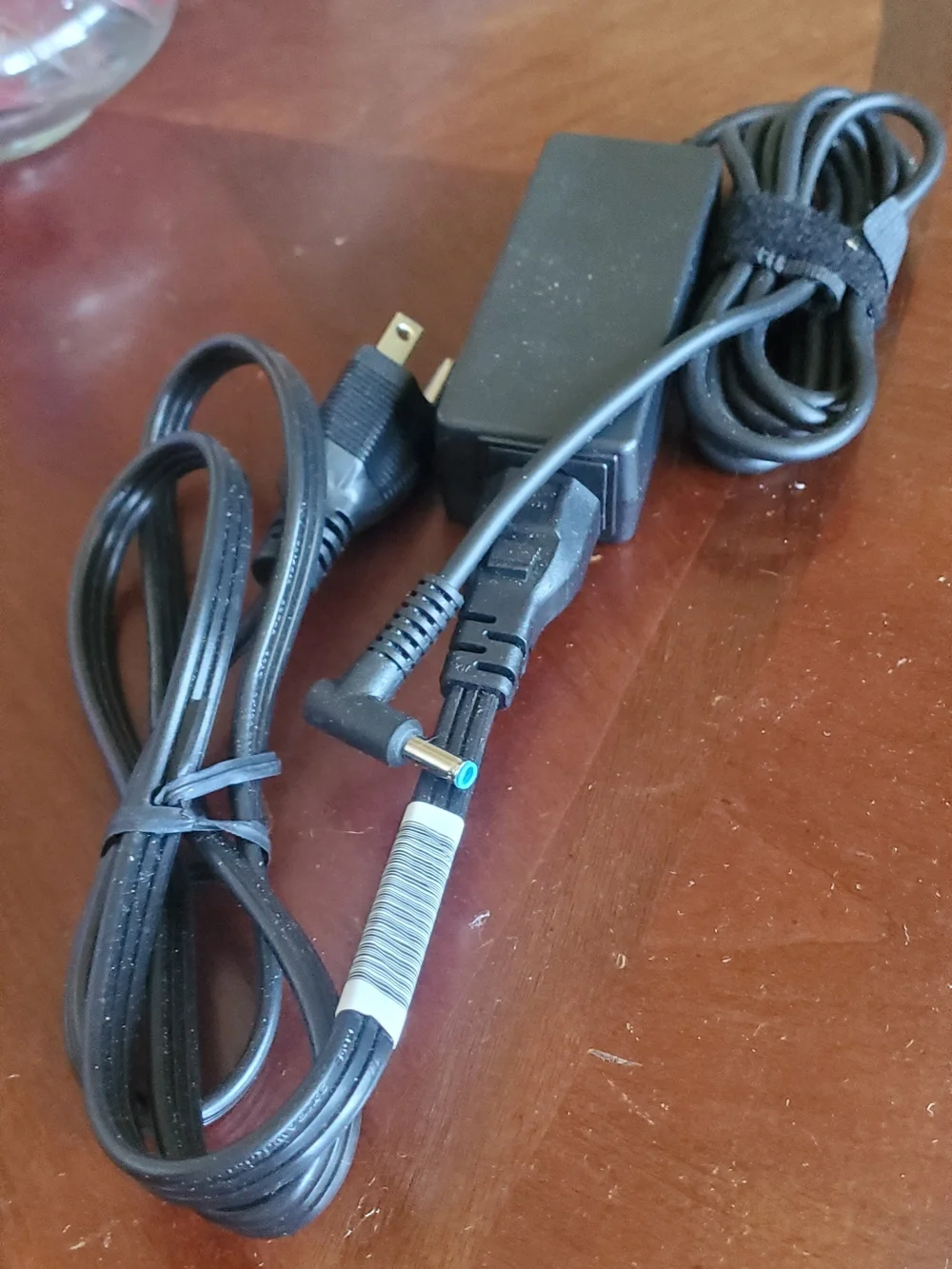 HP Black 45W Laptop Power Adapter with Cable